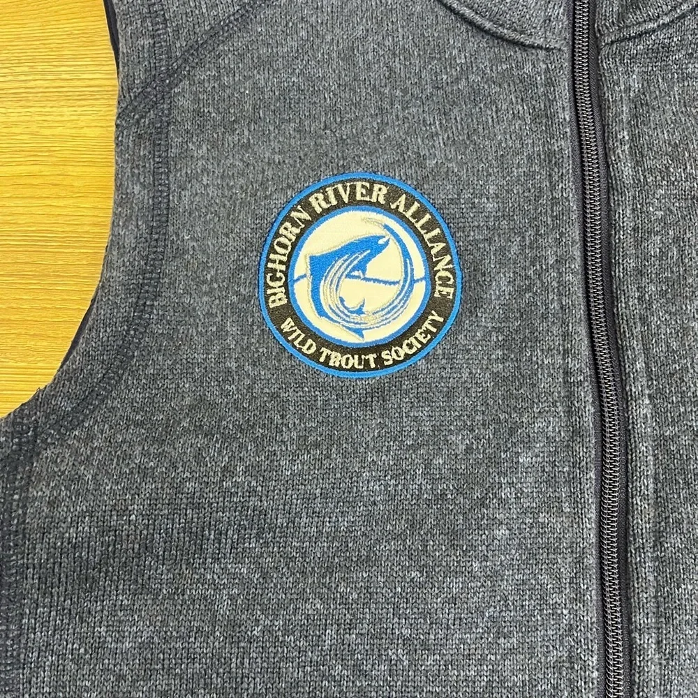 Patagonia Men's Better Sweater Fleece Vest Big Horn River Alliance / Wild Trout
